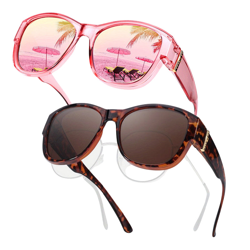 ☀️Big Sunglasses to Wear Over Glasses for Women