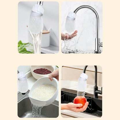 💥Anti-Splash Kitchen Faucet Cotton Filter for Sediment & Rust Removal