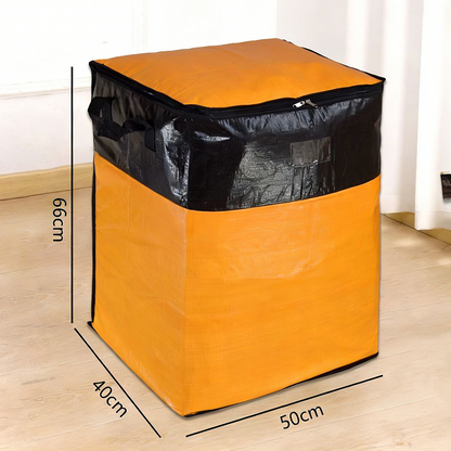 📦🧳Collapsible Storage and Moving Bag – Heavy-duty handles & zippered closure – Folds flat, perfect for moving, travel or closet organization – reusable & easy to clean 🏠