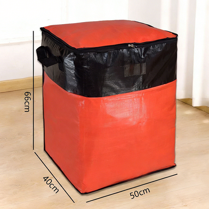 📦🧳Collapsible Storage and Moving Bag – Heavy-duty handles & zippered closure – Folds flat, perfect for moving, travel or closet organization – reusable & easy to clean 🏠