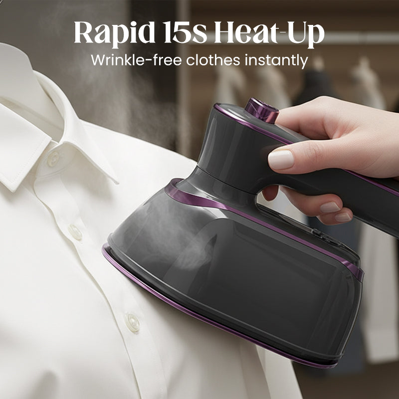 💥Foldable Handheld Steamer with 180° Rotating Handle
