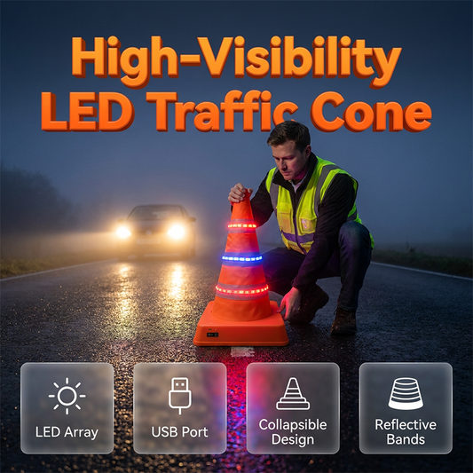 💥Collapsible Reflective Road Cone
