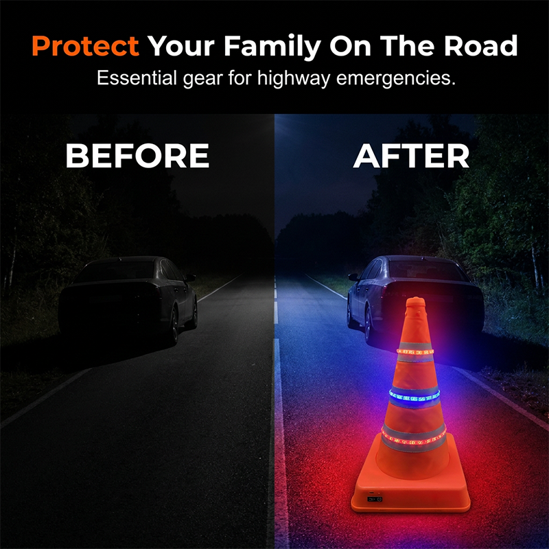 💥Collapsible Reflective Road Cone