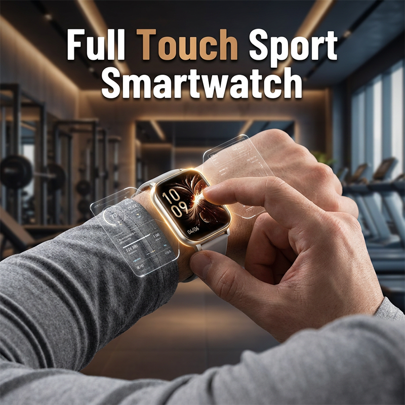 ⌚Full Touch Sport Smartwatch