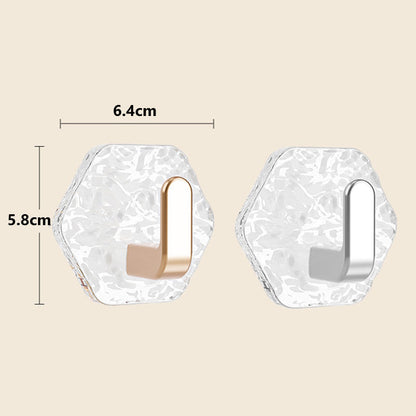 Punch-Free Ripple Wall Adhesive Hooks