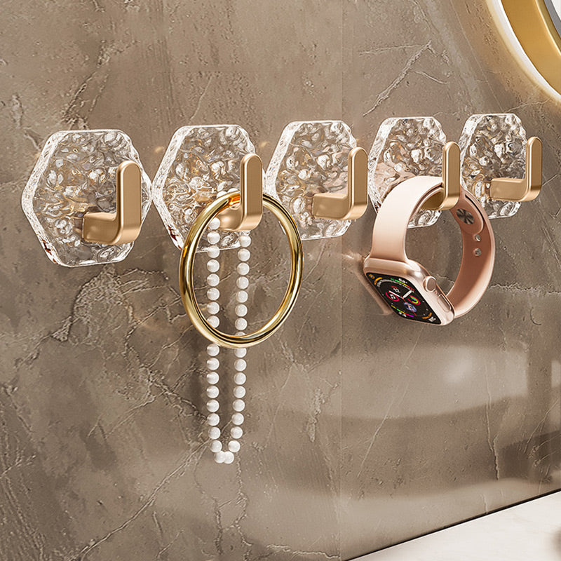 Punch-Free Ripple Wall Adhesive Hooks