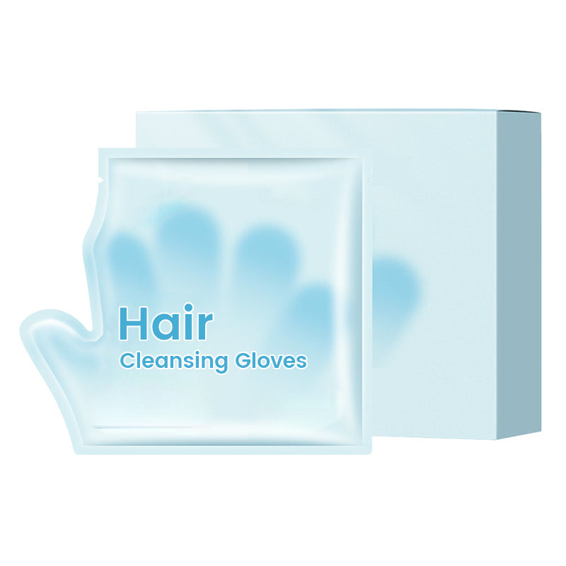🧤Rinse-Free Hair Cleansing Gloves for Oil Control