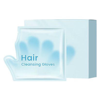 🧤Rinse-Free Hair Cleansing Gloves for Oil Control