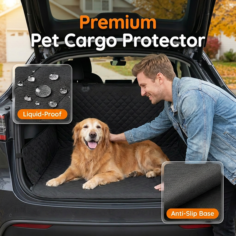 Car Boot Liner Waterproof Pet Travel Mat – Non-slip & easy to clean – Protects trunk from dirt, spills & fur – perfect for dogs or outdoor gear