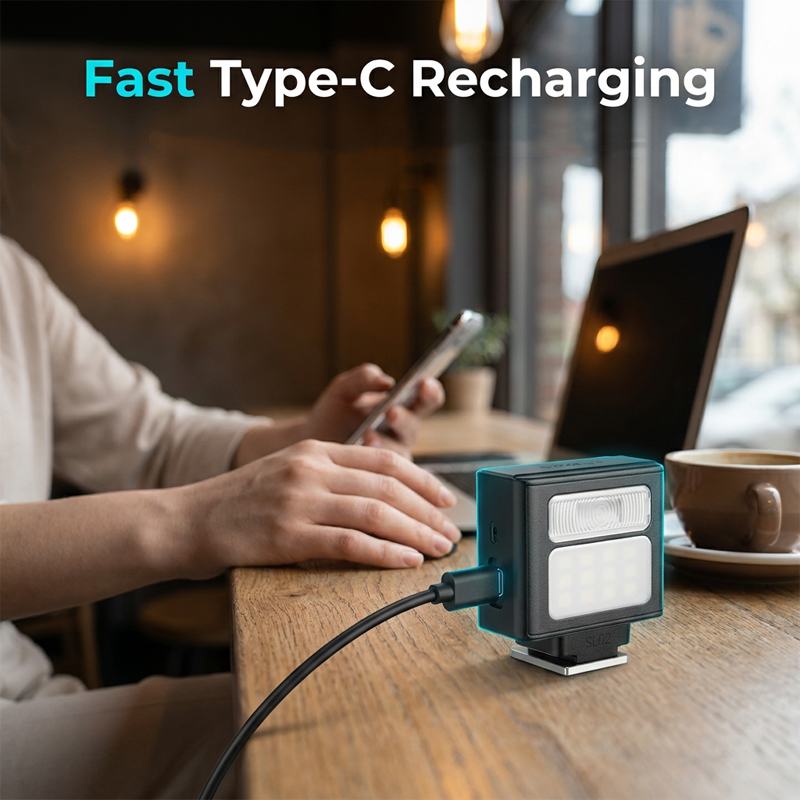 📸Pocket-Sized Rechargeable Camera Flash