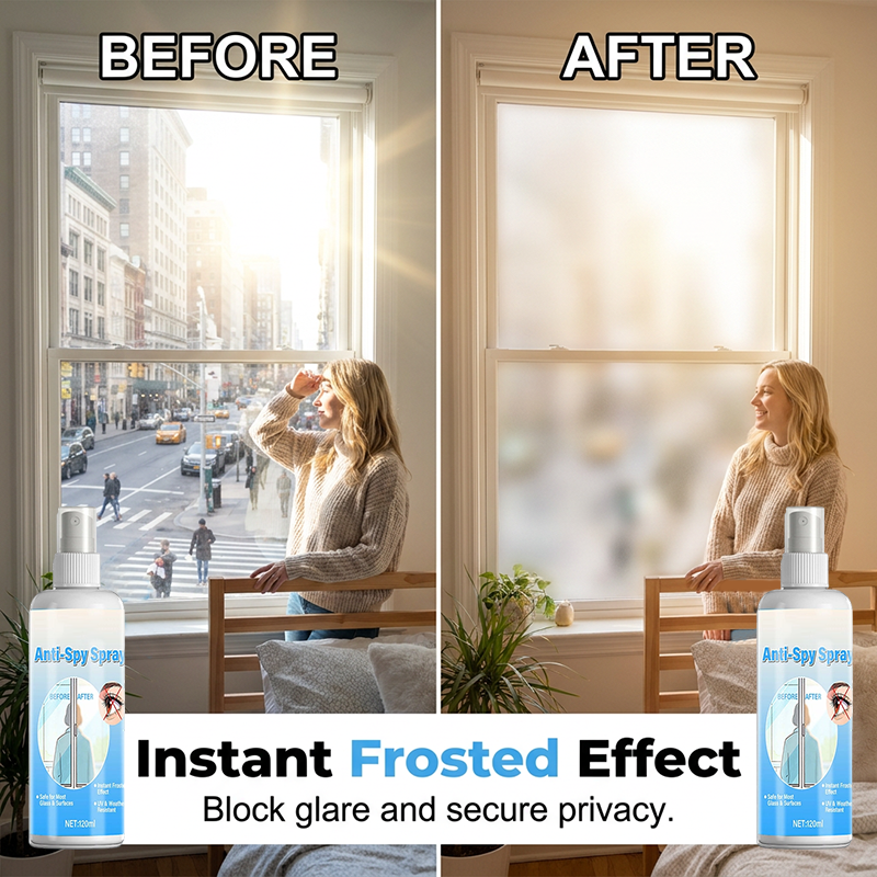 🕵️‍♂️🚫 Anti-spy window spray – one-way privacy, sunlight in, prying eyes out