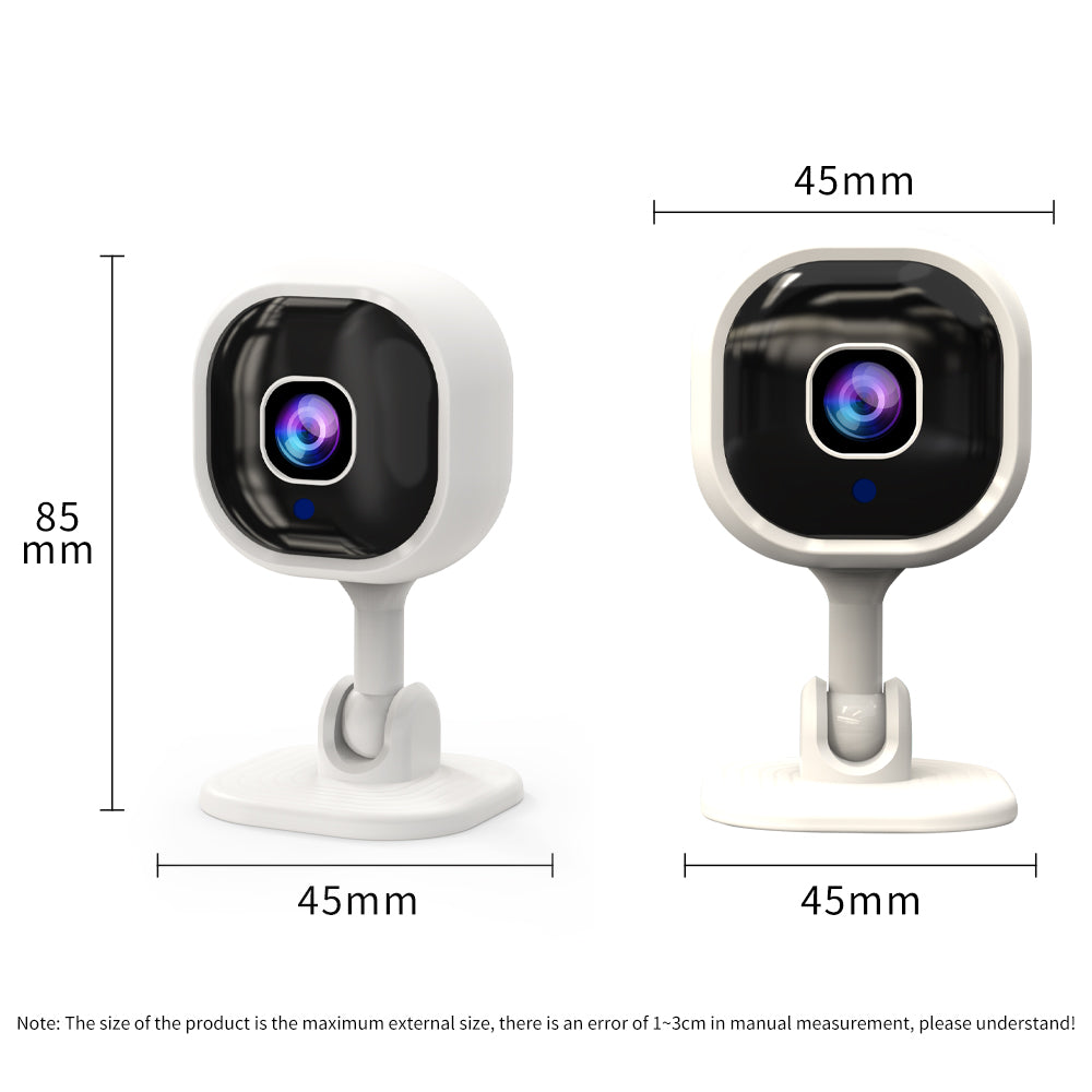 📹🔒Wireless Smart HD Security Camera – 360° rotation, night vision & 2‑way audio
