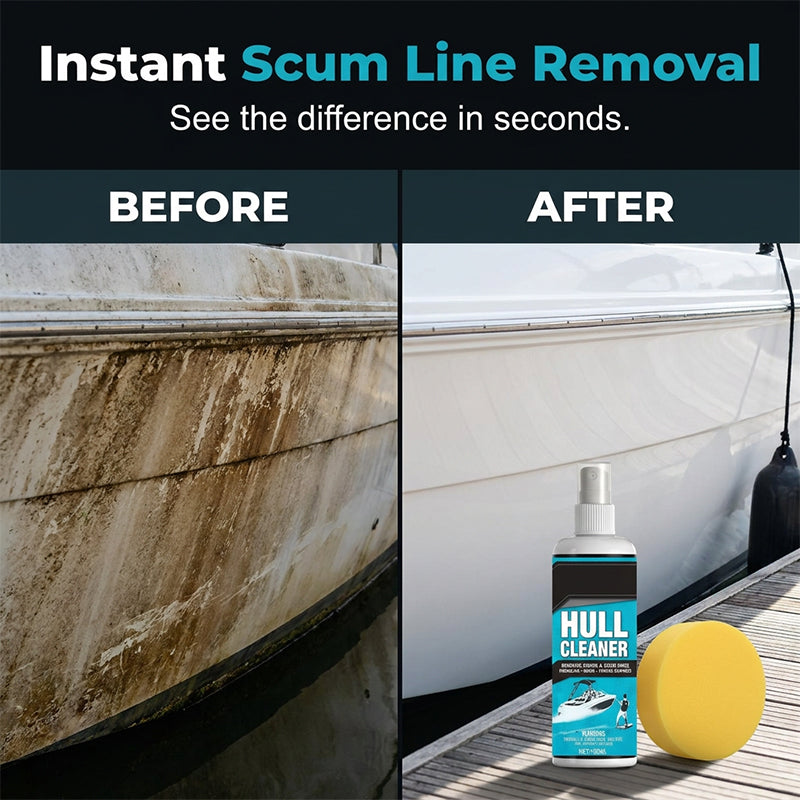 ⛵Boat Hull Cleaner Stain and Scum Line Remover