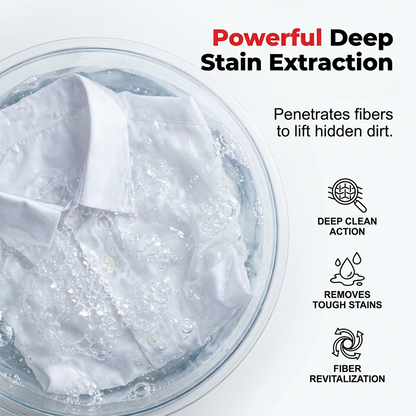 💥Deep Cleaning Laundry Whitening Sheets ✨Powerful Stain Remover Brightening Fabric Laundry Cleaning Sheets