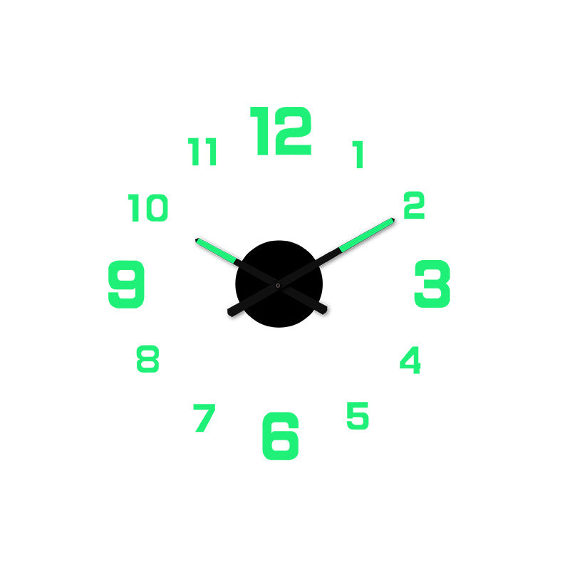 ⏰3D DIY Luminous Acrylic Wall Clock Set