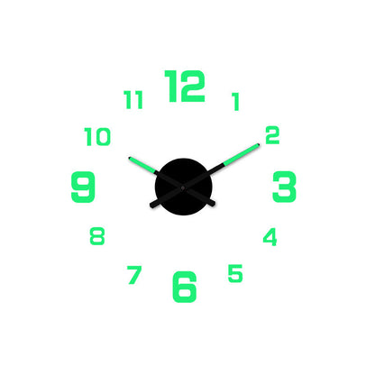 ⏰3D DIY Luminous Acrylic Wall Clock Set