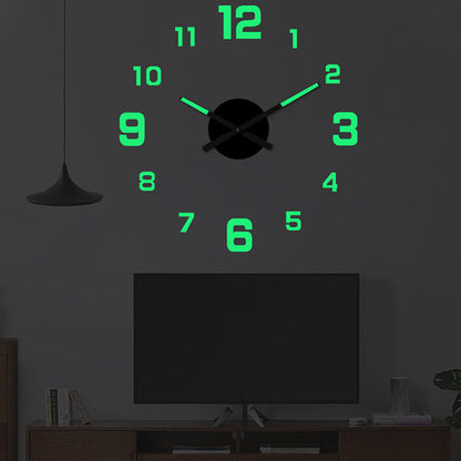 ⏰3D DIY Luminous Acrylic Wall Clock Set