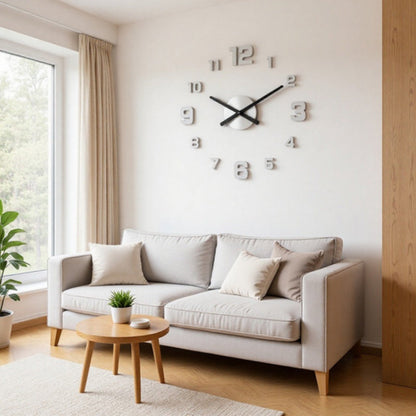 ⏰3D DIY Luminous Acrylic Wall Clock Set