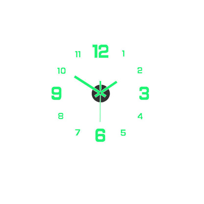 ⏰3D DIY Luminous Acrylic Wall Clock Set