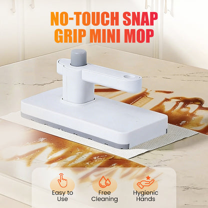 🫧🧽No-Touch Snap Grip Mini Mop