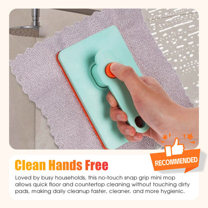 🫧🧽No-Touch Snap Grip Mini Mop