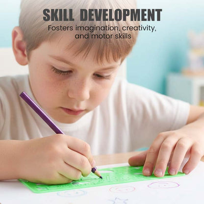Stencil Drawing Set for Kids