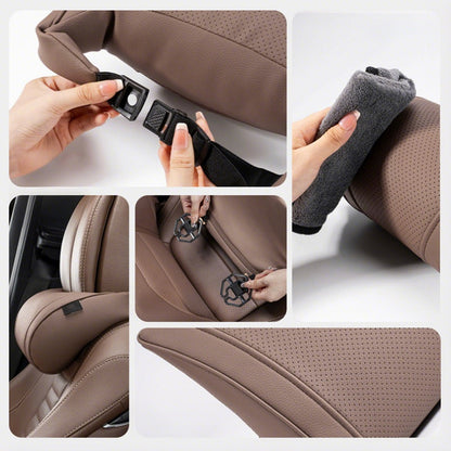 🚗Ergonomic Headrest and Lumbar Support Set for Car Seats