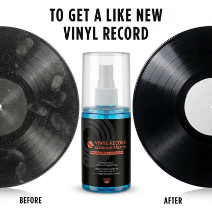 💥Anti-Static Vinyl Record Cleaning Spray – Dust Removal, Alcohol-Free, Easy Mist