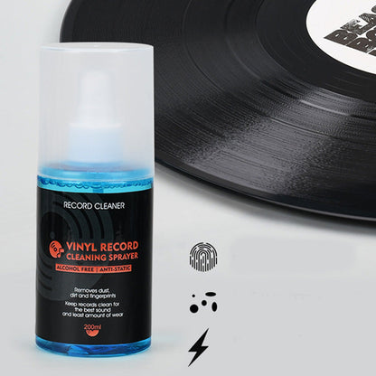 💥Anti-Static Vinyl Record Cleaning Spray – Dust Removal, Alcohol-Free, Easy Mist