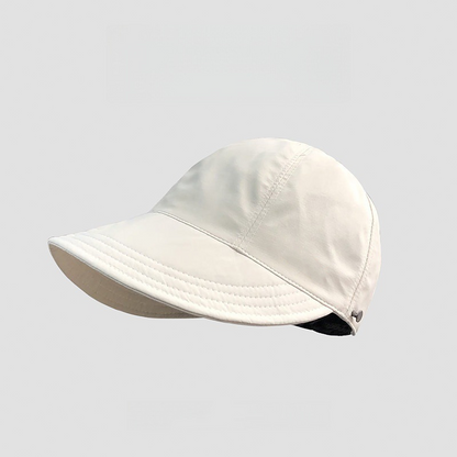 👒☀️Women Breathable Ponytail Sun Hat, Wide Brim Adjustable UV Protection Outdoor Visor Cap