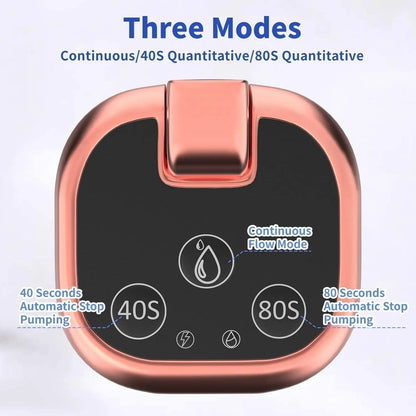 Automatic dispenser pump – multifunctional, silent & perfect for home, office, summer cottage & camping, fits most standard bottles
