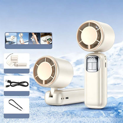 ❄️Foldable Handheld Cooling Fan with LED Display