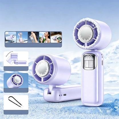 ❄️Foldable Handheld Cooling Fan with LED Display