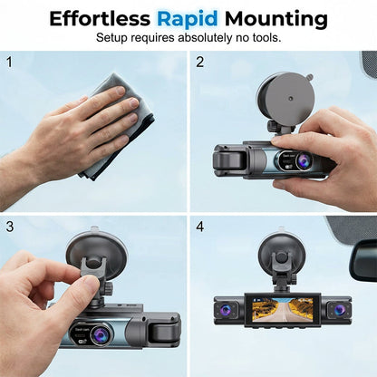 📹🚗 1080P Full HD Multi-Lens WiFi Car Dashcam