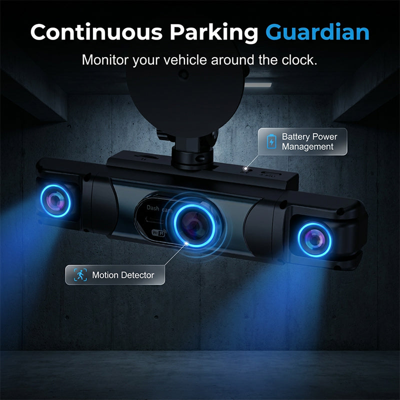 📹🚗 1080P Full HD Multi-Lens WiFi Car Dashcam