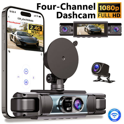 📹🚗 1080P Full HD Multi-Lens WiFi Car Dashcam
