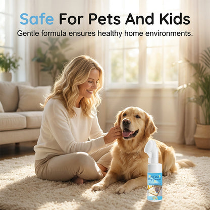 Waterless Pet Mat Foam Cleaner with Brush