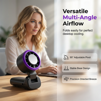 199-Speed Digital Display HandheldCooling Fan