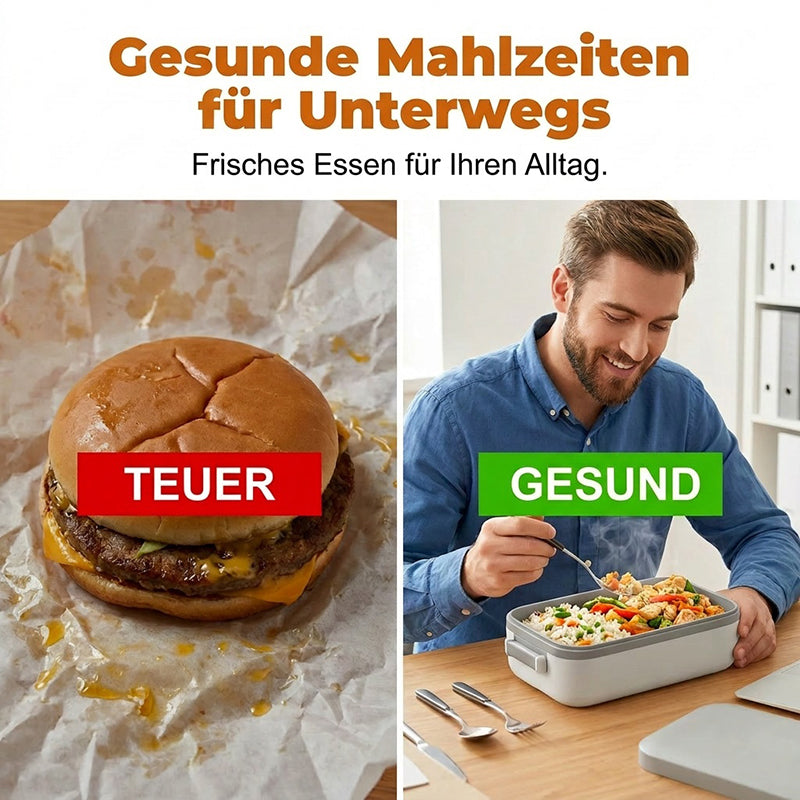 🍱Portable electric lunch box with self-heating
