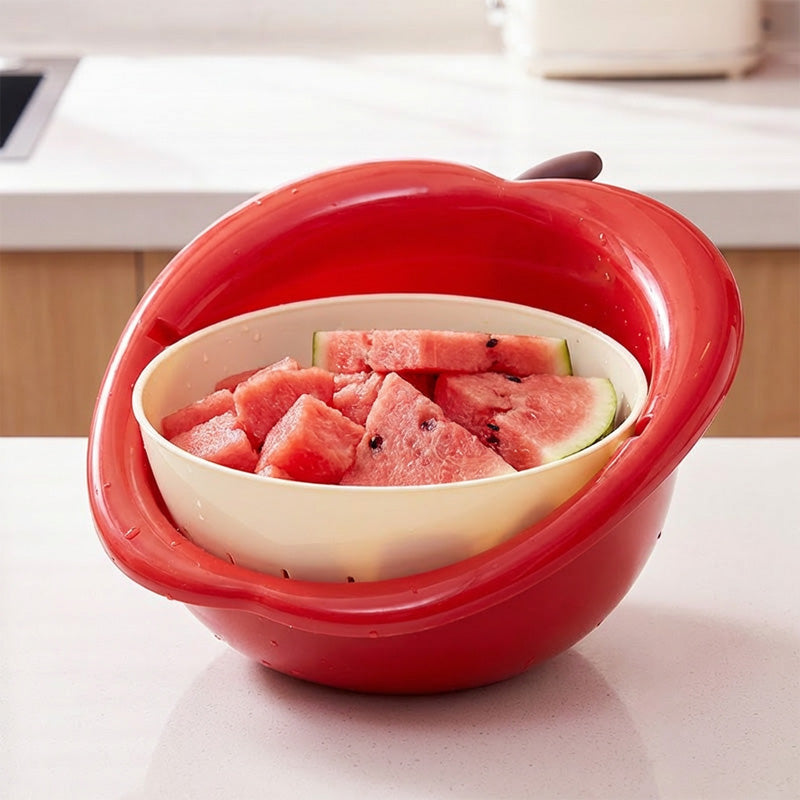 2-in-1 Fruit Shaped Colander and Bowl Set