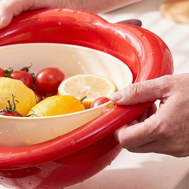 2-in-1 Fruit Shaped Colander and Bowl Set