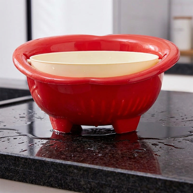 2-in-1 Fruit Shaped Colander and Bowl Set
