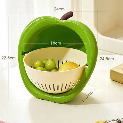 2-in-1 Fruit Shaped Colander and Bowl Set