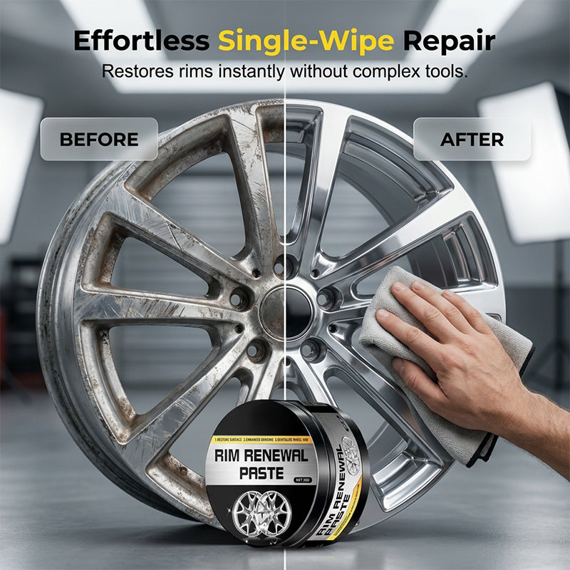 🏆 Last Day Special Price £8.99 !🎁All-in-One Wheel Care & Restoration Paste