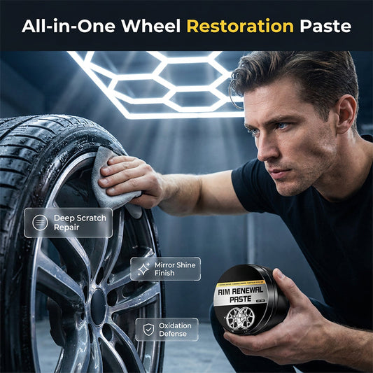 🏆 Last Day Special Price £8.99 !🎁All-in-One Wheel Care & Restoration Paste