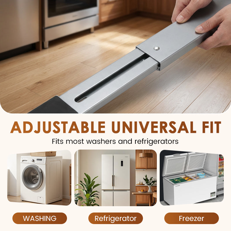 Adjustable Furniture Moving Roller Wheels for Washing Machine Refrigerator Stand with Brake Rolling Base Wheels