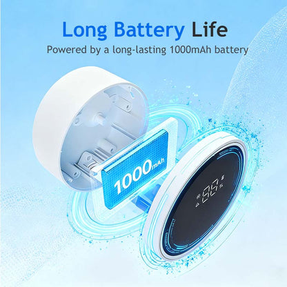💎UV Toothbrush Sanitizer Wall Mounted - Rechargeable with LED Smart Screen