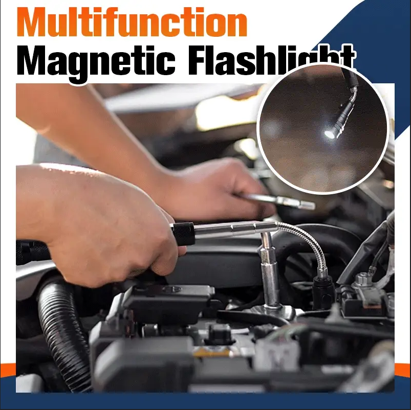 🔦Multifunctional Magnetic Telescopic Flashlight