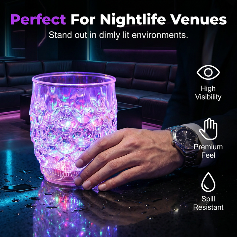Liquid-Activated LED Light-Up Cup