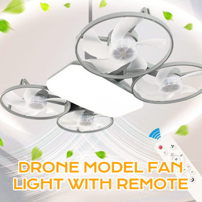 3-Speed Drone Model Fan Light with Remote